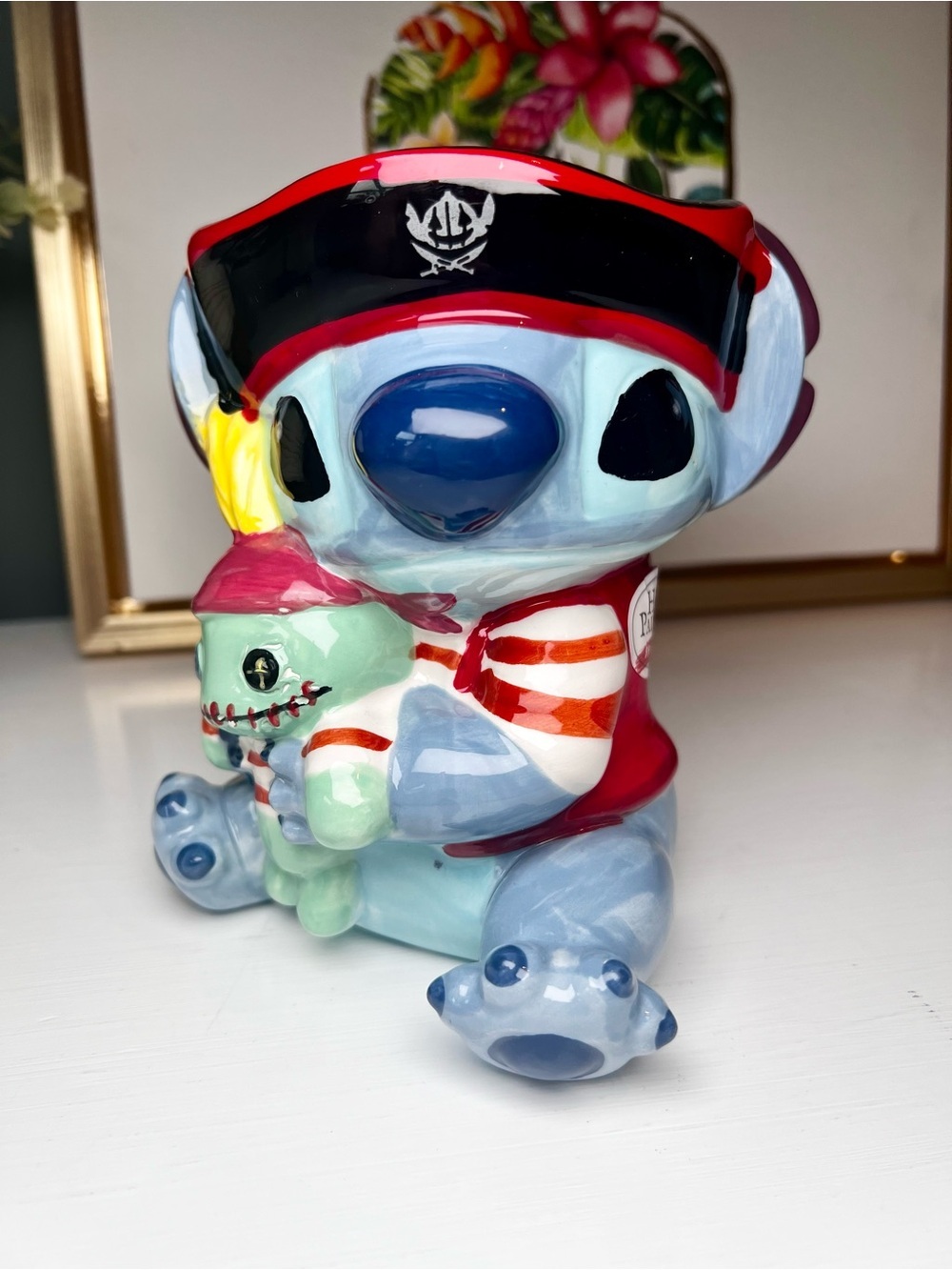 Stitch Blue Pirate Mug Decorative Collectible